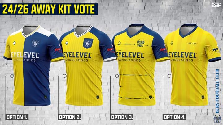 Away Shirt Design Vote